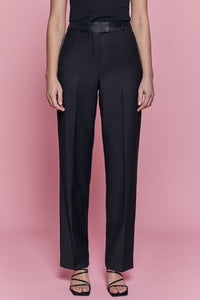 Pantalón de esmoquin negro